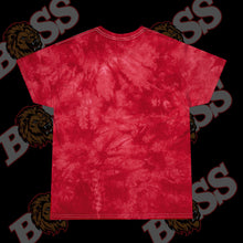 Load image into Gallery viewer, Boss Tie-Dye Tee - Red Crystal Design for Confident Style
