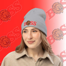 Load image into Gallery viewer, Boss Lion Embroidered Knit Beanie
