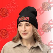 Load image into Gallery viewer, Boss Lion Embroidered Knit Beanie
