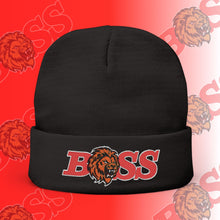 Load image into Gallery viewer, Boss Lion Embroidered Knit Beanie
